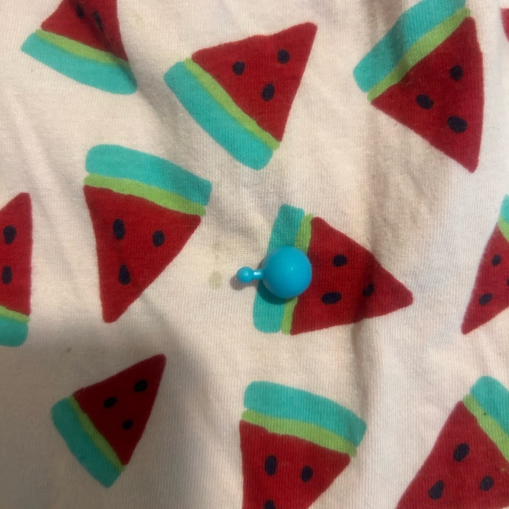 Hanna Anderson playground dress 6/7 in GUC with watermelon design - Picture 2 of 2